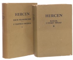 Pisma filozoficzne t. I-II Hercen Aleksander [Biblioteka Klasyków Filozofii / 1965-66]