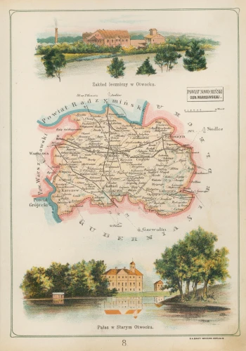 Powiat Nowo-Miński Józef Michał Bazewicz mapa Królestwo Polskie 1907 — kopia.jpg