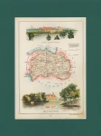 Powiat Nowo-Miński Józef Michał Bazewicz mapa Królestwo Polskie 1907.jpg