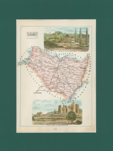 Powiat Nowo Radomski Józef Michał Bazewicz mapa Królestwo Polskie 1907.jpg