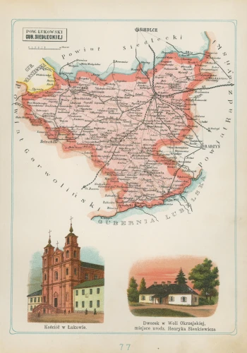Powiat Łukowski Józef Michał Bazewicz mapa Królestwo Polskie 1907 — kopia.jpg
