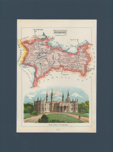 Powiat Augustowski Józef Michał Bazewicz mapa Królestwo Polskie 1907 — kopia.jpg
