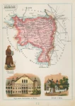 Powiat Bialski Józef Michał Bazewicz mapa Królestwo Polskie 1907.jpg
