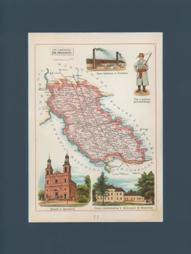 Powiat Garwoliński Józef Michał Bazewicz mapa Królestwo Polskie 1907 — kopia.jpg
