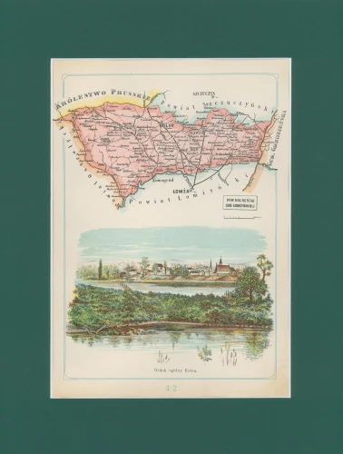 Powiat Kolneński Józef Michał Bazewicz mapa Królestwo Polskie 1907.jpg