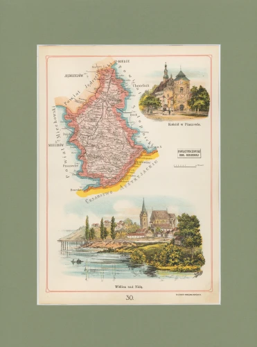 Powiat Pińczowski Józef Michał Bazewicz mapa Królestwo Polskie 1907.jpg