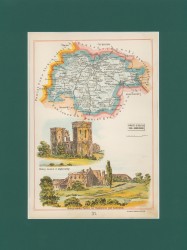 Gubernia Lubelska Powiat Lubelski Józef Michał Bazewicz [mapa Królestwo Polskie 1907] 