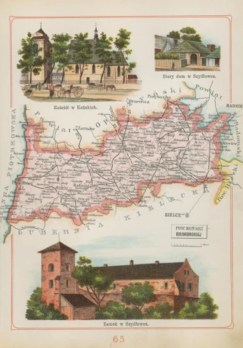 Powiat Koński Józef Michał Bazewicz mapa Królestwo Polskie 1907 — kopia.jpg