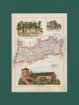 Powiat Koński Józef Michał Bazewicz mapa Królestwo Polskie 1907.jpg