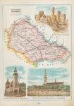 Powiat Częstochowski Józef Michał Bazewicz mapa Królestwo Polskie 1907.jpg