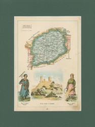 Gubernia Warszawska Powiat Grójecki Józef Michał Bazewicz [mapa Królestwo Polskie 1907]