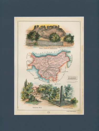 Powiat Sochaczewski Józef Michał Bazewicz mapa Królestwo Polskie 1907.jpg