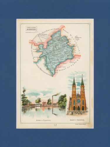 Powiat Błoński Józef Michał Bazewicz mapa Królestwo Polskie 1907 — kopia.jpg