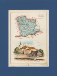 Gubernia Warszawska Powiat Płoński Józef Michał Bazewicz [mapa Królestwo Polskie 1907]