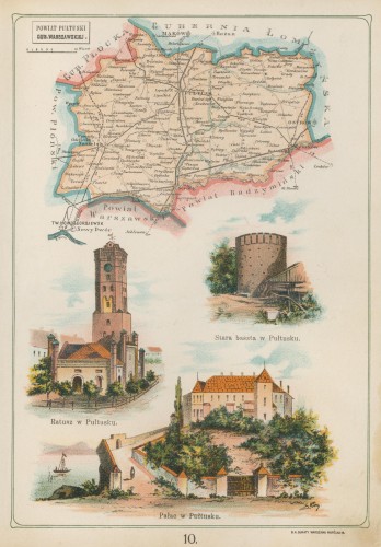 Powiat Pułtuski Józef Michał Bazewicz mapa Królestwo Polskie 1907 — kopia.jpg
