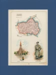Powiat Radzymiński Józef Michał Bazewicz mapa Królestwo Polskie 1907.jpg