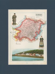 Gubernia Suwalska Powiat Maryampolski Józef Michał Bazewicz [mapa Królestwo Polskie 1907]