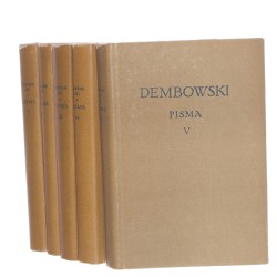 Pisma t. I-V Dembowski Edward [Biblioteka Klasyków Filozofii] [1955]