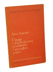 Uwagi o fizjologicznej podstawie i specyfice pojęć Reykowski Janusz (Światopoglądowe i Metodologiczne Problemy Abstrakcji Naukowej) (1957)