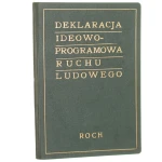Deklaracja ideowo programowa ruchu ludowego Stronnictwo Ludowe Roch (1).JPG