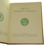 Arasy Zygmunta Augusta Mieczysław Gębarowicz, Tadeusz Mańkowski [Rocznik Krakowski t. XXIX / 1937]