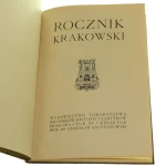 Rocznik Krakowski t. XV 1913 Tow. Miłośników Historyi i Zabytków Krakowa