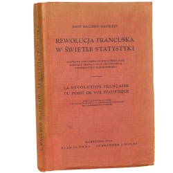 Rewolucja francuska w świetle statystyki Jerzy Macleod-Machlejd [1934]