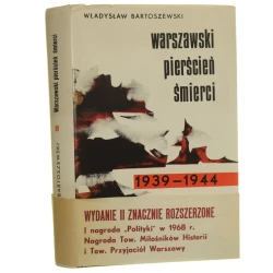 Warszawski pierścień śmierci 1939-1944 Bartoszewski Władysław [1970]