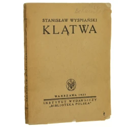 Klątwa tragedja napisał Stanisław Wyspiański [1925]