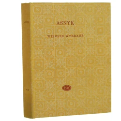 Wiersze wybrane Asnyk Adam [Biblioteka Poetów / 1973]