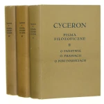 Pisma filozoficzne t. I-IV [KOMPLET] ​Cyceron [Marcus Tullius Cicero][Biblioteka Klasyków Filozofii]