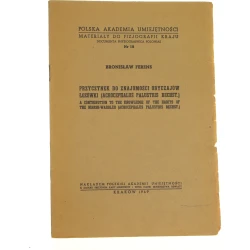 Przyczynek do znajomości obyczajów łozówki (Acrocephalus palustris Bechst.) Bronisław Ferens [1949]
