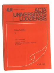 Łacińskie teksty Landrechtu Zwierciadła Saskiego w Polsce Zygfryd Rymaszewski [Acta Universitatis Lodziensis. Folia Iuridica / autograf / 1985]