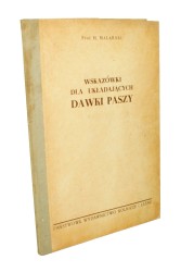 Wskazówki dla układających dawki paszy Malarski H (1952)