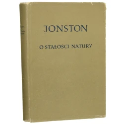 O stałości natury Jonston Jan [Biblioteka Klasyków Filozofii] [1960]