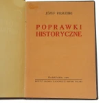 Poprawki historyczne Piłsudski Józef [1931]