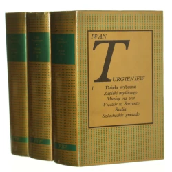 Dzieła wybrane t. I-III Turgieniew Iwan [Biblioteka Klasyków Złota Seria / 1981]