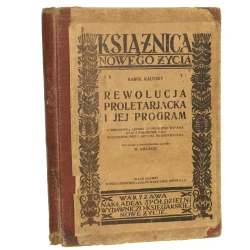 Rewolucja proletarjacka i jej program Karol Kaytsky [1924]