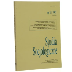 Studia socjologiczne nr 3 [1997]