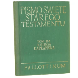Pismo Święte Starego Testamentu T. II-1 Księga Kapłańska [1970] 