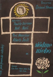 Plakat do filmu Siódme niebo Reż. Raymond Bernard Projekt Marian Stachurski (1959)