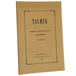 Talmud przełożył i objaśnieniami uzupełnił Izaak Kramstuck [REPRINT / 1869/1990]