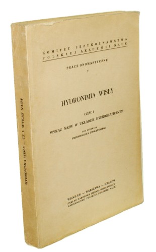 Hydronimia Wisły Część I Wykaz nazw w układzie hydrograficznym Red Przemysław Zwoliński (Prace Onomastycze) (1965)