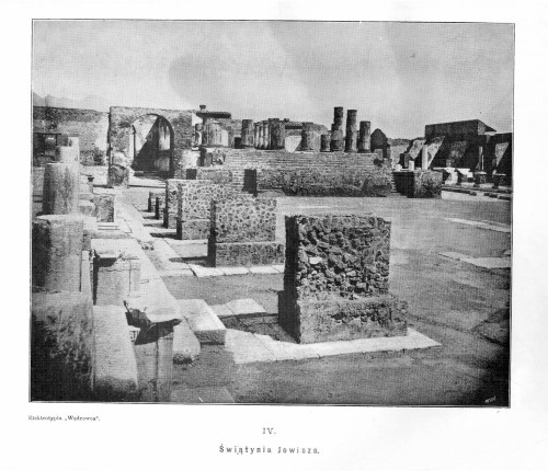 Świątynia Jowisza / Elektrotypia "Wędrowca" [Tablica nr IV z albumu, 1896 r.]