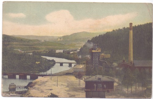 Hochofen in Slatoust [Wielki piec, Złatoust] [pocztówka] [przed 1945 r.]