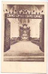 Kraków Wnętrze kaplicy Cud P. Jezusa [etc.] [pocztówka] [przed 1945 r.]