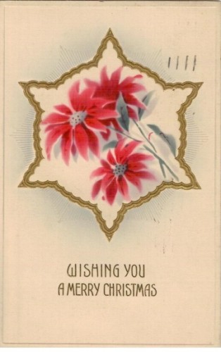 Wishing You a Merry Christmas (pocztówka ok 1917)