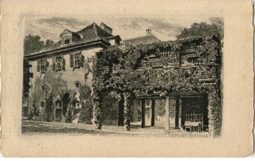 Schloss Tiefurt - Weimar (pocztówka ok 1900)