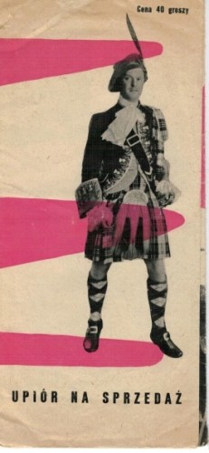 Upiór na sprzedaż reż Claira Rene (ulotka filmowa lata 40 te)