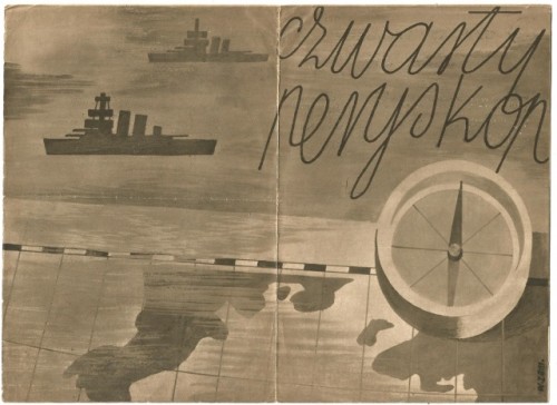 Czwarty peryskop reż Ejsymont W. (ulotka filmowa 1939)